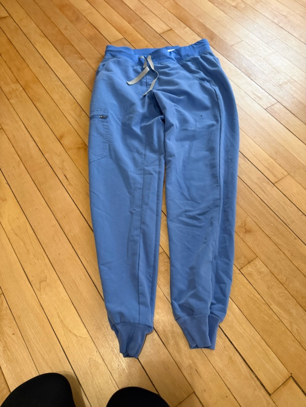 Figs Women's Sky Blue Jogger Sweatpants with Drawstring